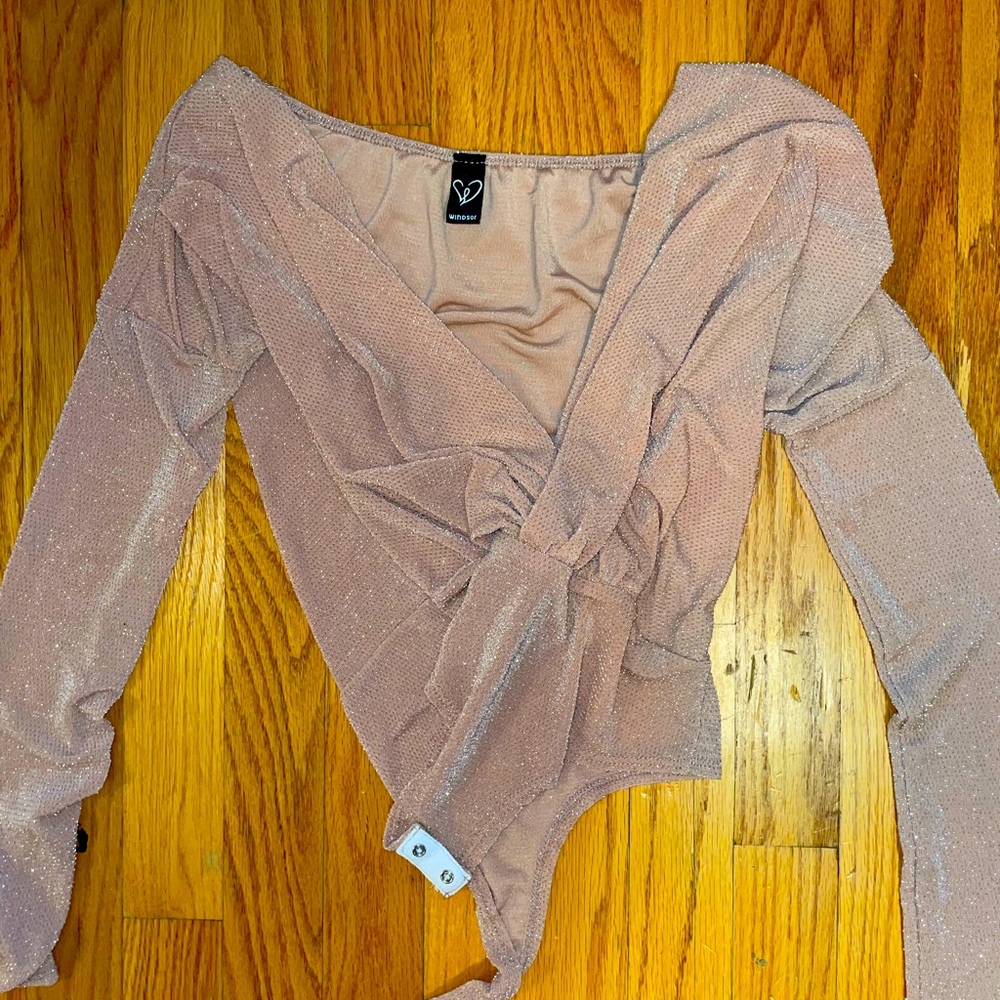 Sparkly Long sleeve bodysuit